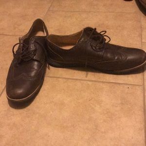 Men’s brown Cole Haan dress shoes